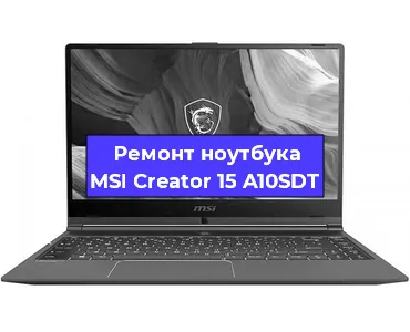 Замена петель на ноутбуке MSI Creator 15 A10SDT в Волгограде